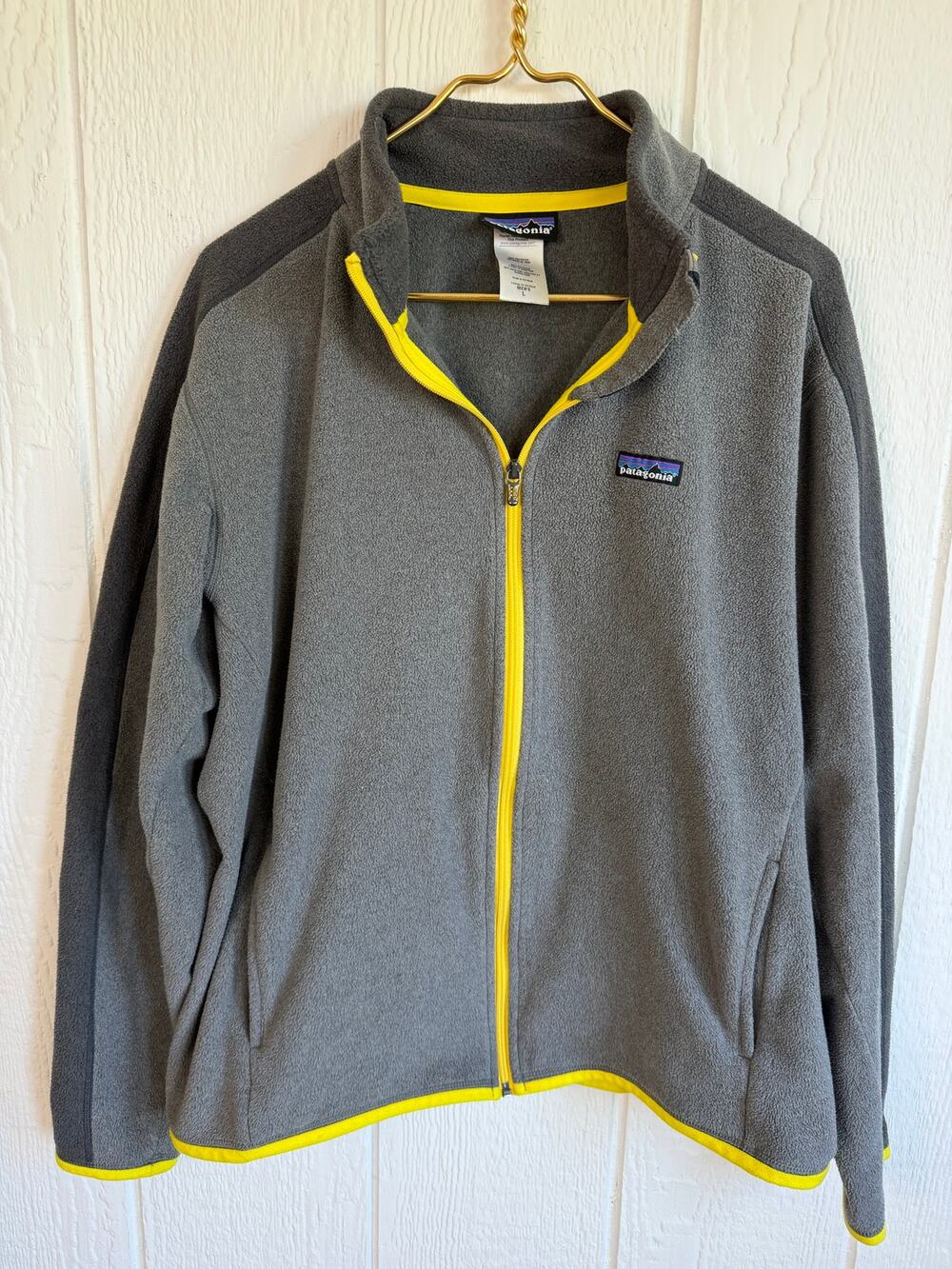 Vintage Patagonia Full Zip Fleece, Large